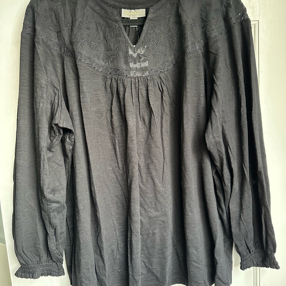 Black Long Sleeve Blouse